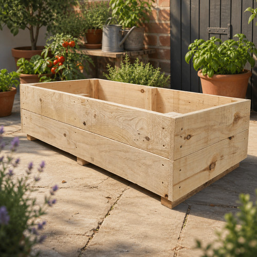 Raised bed planter heavy - raised,