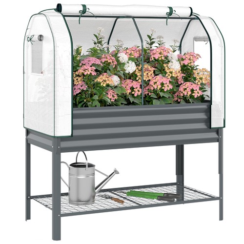 Outsunny galvanised raised - outsunny,