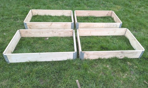 Wooden raised garden - 4, bed