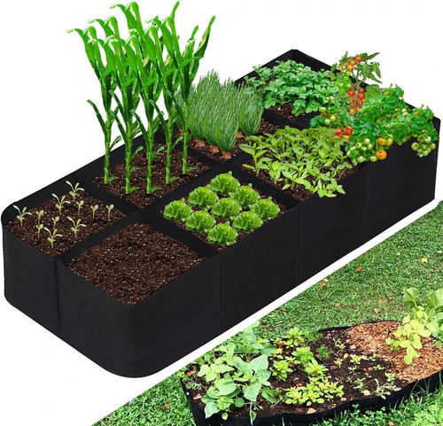 Fabric raised garden bed - garden,
