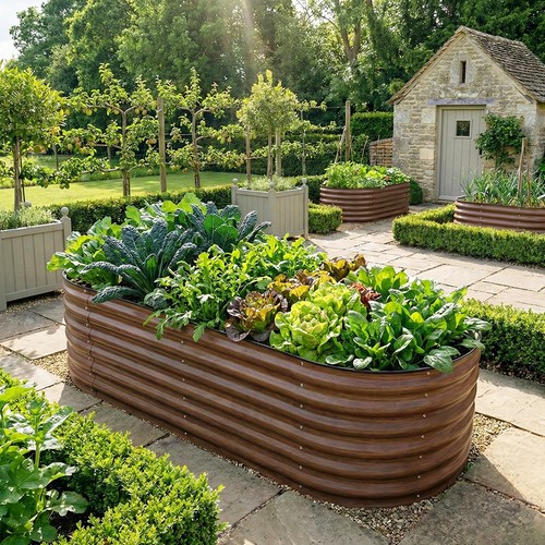 Metal garden raised - metal,