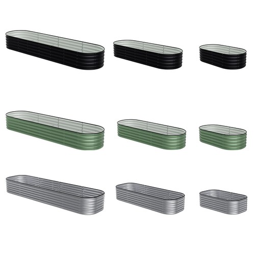Deep soil garden metal raised - deep,