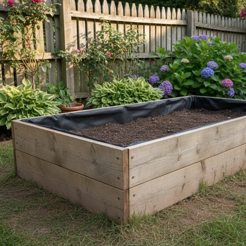 Wooden garden raised - wooden,