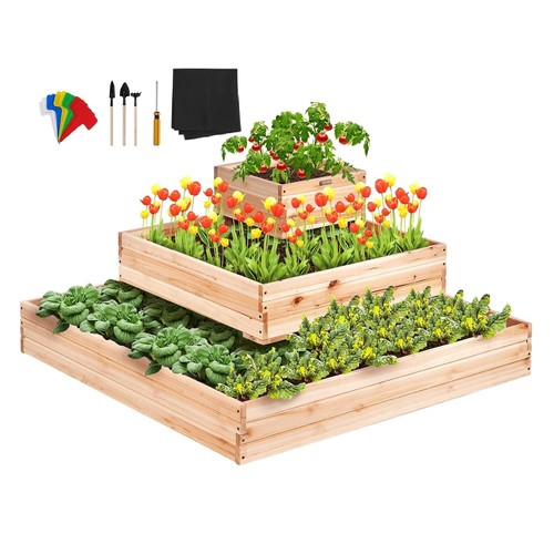 Tier high raised bed - raised, garden