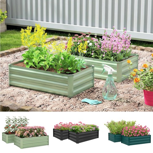 Galvanised raised beds - galvanised,