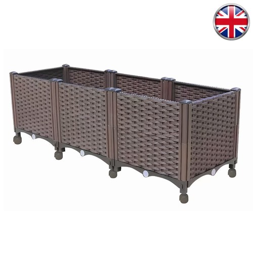 Elevated garden box with - garden,