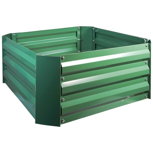 Metal raised garden bed - bed, square