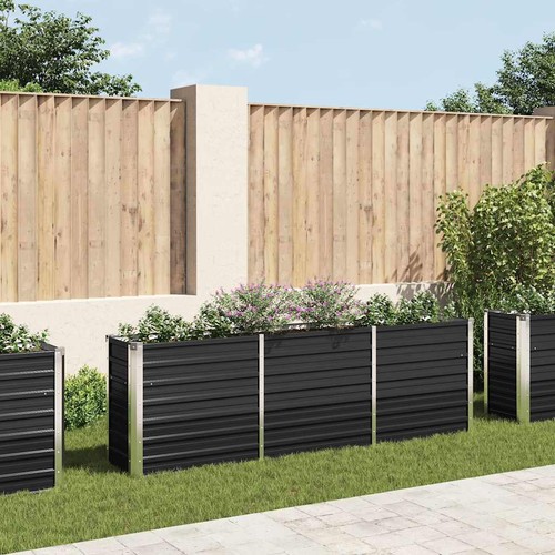 Galvanised steel raised - steel, garden