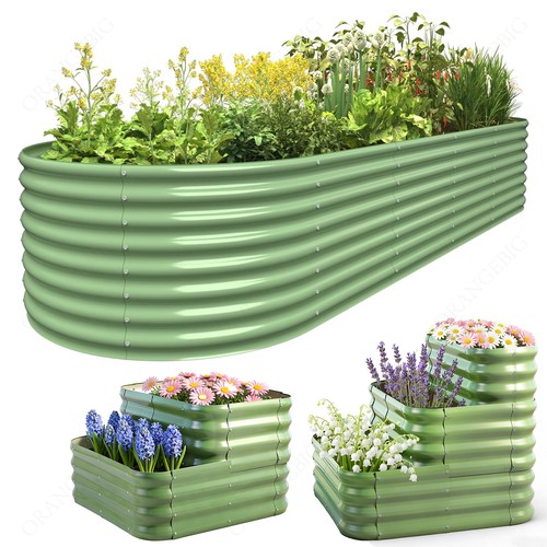 Garden metal raised vegetable - garden,