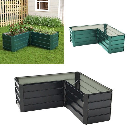 Metal raised vegetable - metal, planter