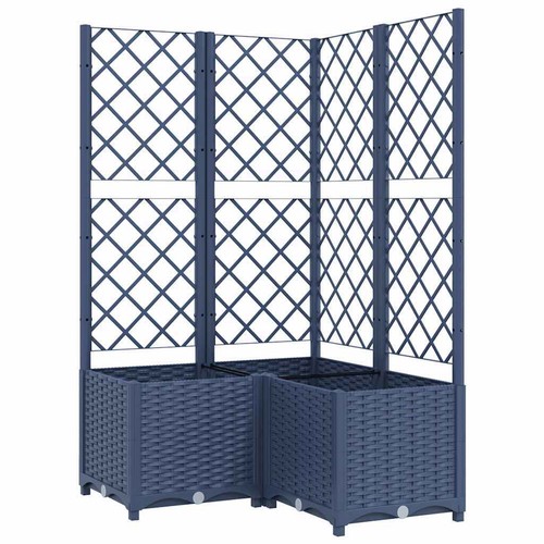 Garden planter with trellis - garden,