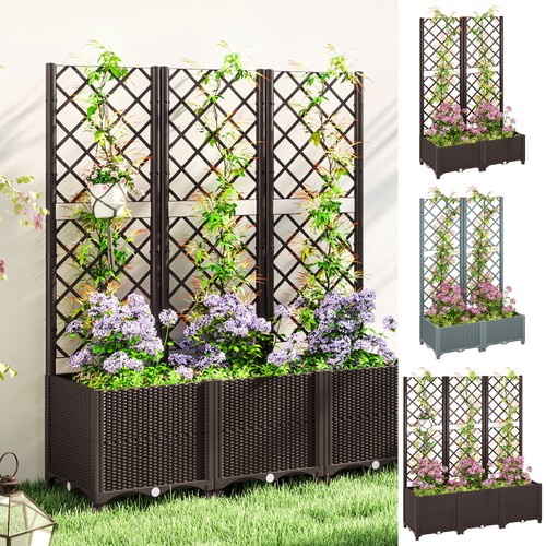 Plastic raised garden - plastic,