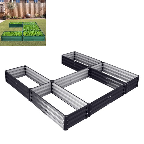 Grid metal garden raised - 5,