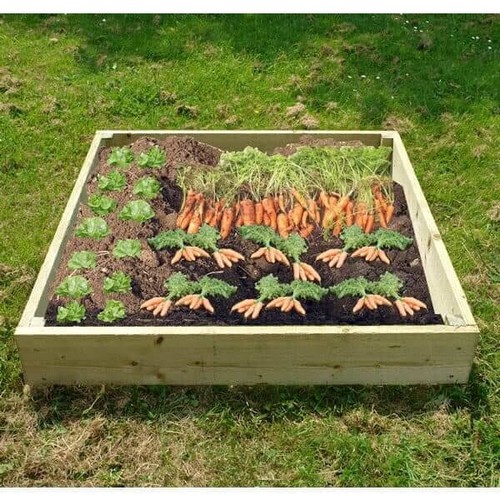 Wooden raised garden bed - wooden,