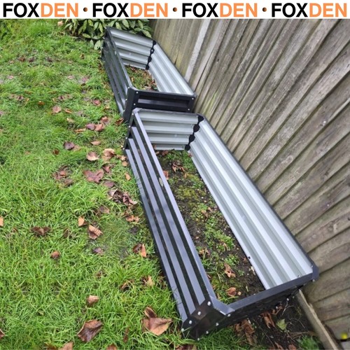 Set garden steel raised - of,