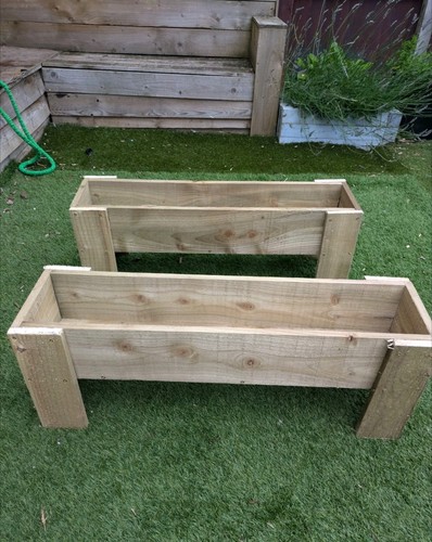 80cm garden wooden planter - garden,