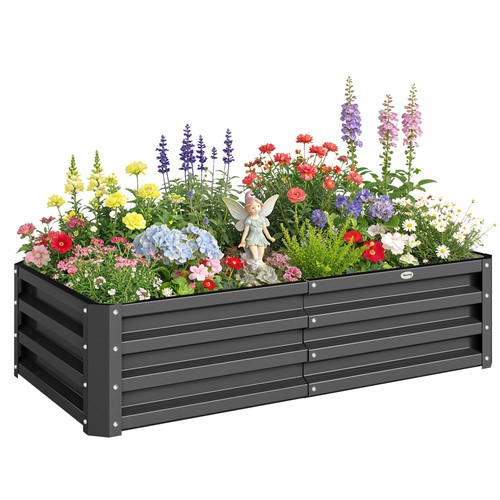 Outsunny raised garden bed - garden,