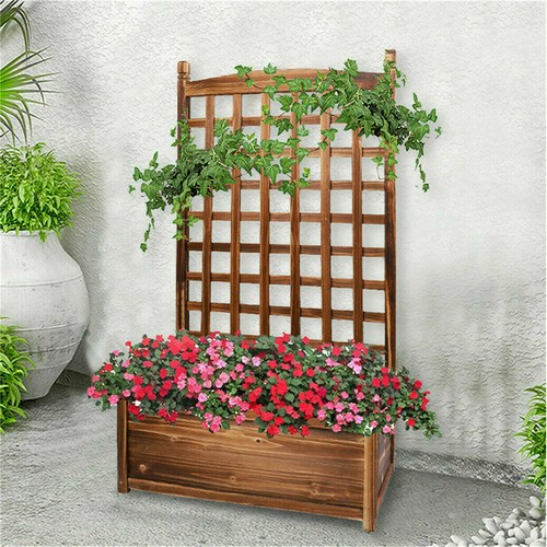 Wood raised garden bed - raised,