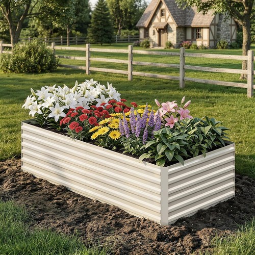 8x4x2ft galvanized raised - 8x4x2ft,