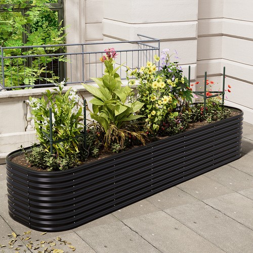 Metal garden raised bed - raised,