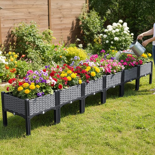 Large raised garden - garden, bed
