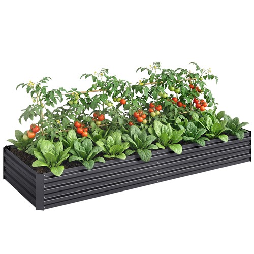 Outsunny galvanised raised - outsunny,