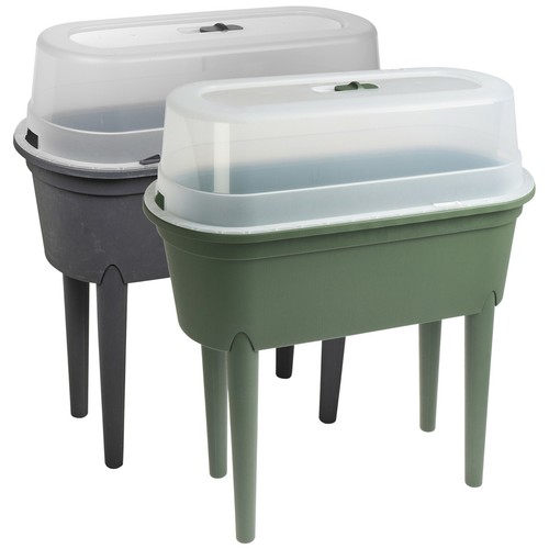 Elevated greenhouse plastic - elevated,