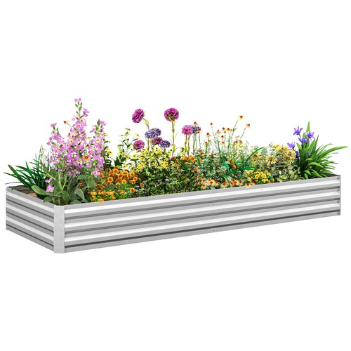 Outsunny galvanised raised - outsunny,